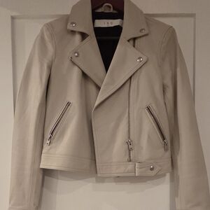 IRO Cream Leather Jacket - New Without Tags